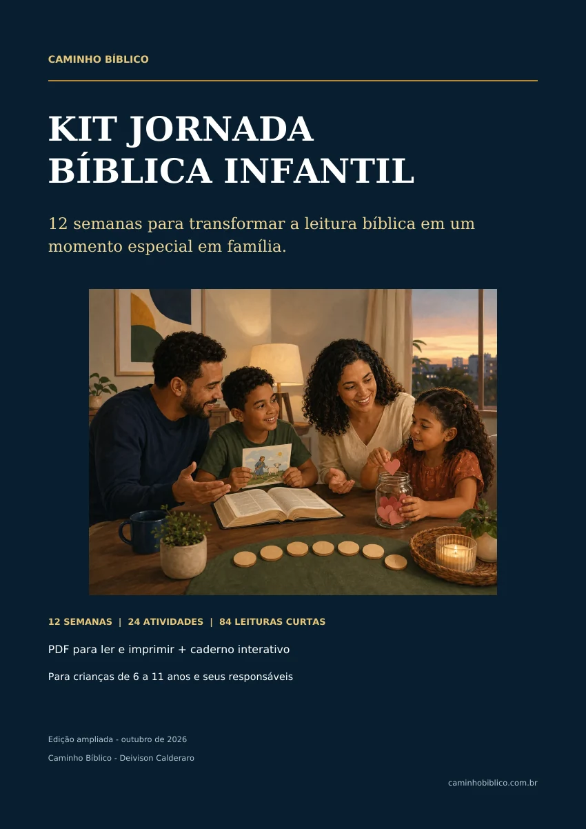 Capa do Kit Jornada Bíblica Infantil de 12 semanas